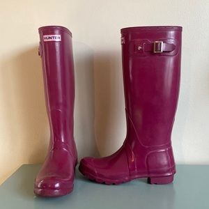 Tall Hunter rain boots